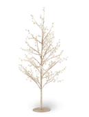 24 Inch Gold Glittered Twig Tree w/Pearl