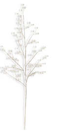 29 Inch Gold Glittered Stem w/Pearls
