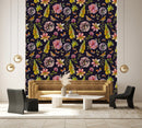 Dark Floral Wallpaper