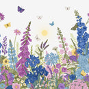 Wildflowers and Butterflies Wallpaper