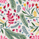 Elegant Berries and Leaves Wallpaper Tasteful