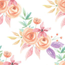 Elegant Pastel Color Flowers Wallpaper Fashionable