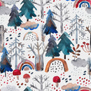 Elegant Winter Forest Wallpaper Fashionable