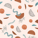 Stylish Abstract Figures Wallpaper Tasteful