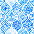 Fashionable Blue Abstract Design Wallpaper