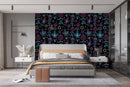 Dark Vintage Flowers Wallpaper