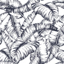 Voguish Contour of Leaves Wallpaper Vogue