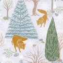 Voguish Winter Forest Wallpaper Fashionable