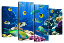 Underwater Sea Creatures Wall Art