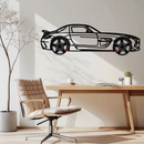 Mercedes SLS AMG Metal Wall Art – Rotating Wheel Car Silhouette • Luxury Automotive Decor • Perfect Gift for Car Lovers - KAFMEKA075