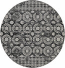 Kahraman Black & White Washable Rug