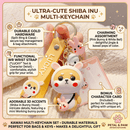 Kawaii Bunny Shiba Inu Keychain for Keys and Cute Gift Giving