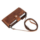 Kaycee Leather Women's Cell Phone Wallet with Strap
