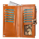 Kaycee Leather Women's Cell Phone Wallet with Strap