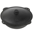 Dutch Oven Pot with Lid 12 L (12.7 Quarts) - Cast Iron Dutch Oven - Uzbek Kazan Cast Iron - Cast Iron Cookware Set – Premium Camping Cookware