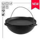 10,56 quart Combo Cooker Cauldron Asian Kazan with a Frying Pan Lid Dutch Oven