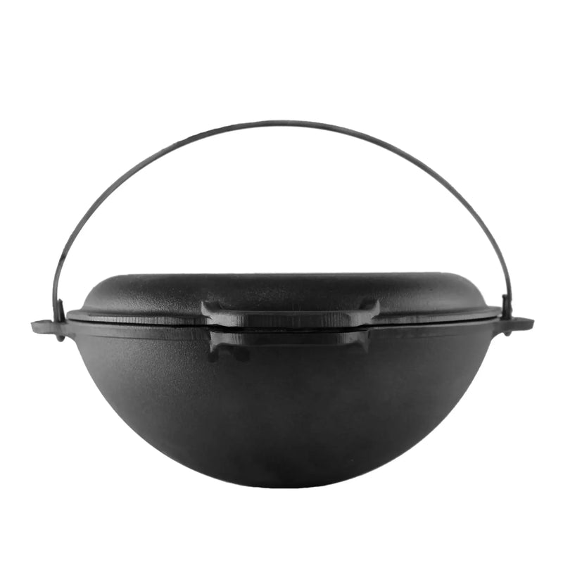 12,68 quart Combo Cooker Cauldron Asian Kazan with a Frying Pan Lid Dutch Oven