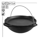 12,68 quart Combo Cooker Cauldron Asian Kazan with a Frying Pan Lid Dutch Oven