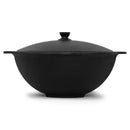 Cauldron - 10L - Dutch Oven Pot with Lid 10 L (10.5 Quarts) - Cast Iron Dutch Oven - Uzbek Kazan Cast Iron - Cast Iron Cookware Set – Premium Camping Cookware