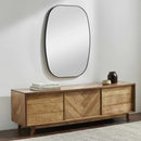 Kopparberg Black Gold Frame Round Mirror