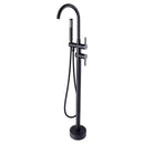 Kebo Double Handle Floor Mounted Clawfoot Tub Faucet