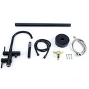 Kebo Double Handle Floor Mounted Clawfoot Tub Faucet