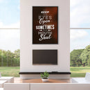 Keep Your Eyes Opened Canvas