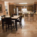 Mina Rustic Antique Pattern Brushed, Chiseled, and Partially Filled - Full Truckload installed kitchen and dining room floor