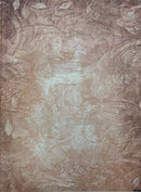 Sepia Elegance Designer Printed AIDA Fabric. Canvas for embroidery with an applied background  KF-1333A