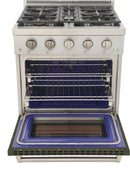 Kucht 30" Freestanding Professional Gas Range Liquid Propane KFX3000X/LP-G