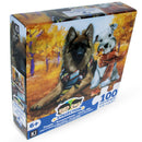 100 Piece Two Dogs at Forest Preserve Puzzle
