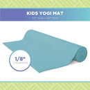 Kid's Sticky Yoga Mat with Fun Designs - Durable, Eco-Friendly