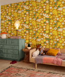 Henri Floral Wallpaper, marigold