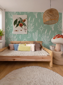 Desert Sky Wallpaper, mint and white