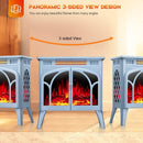 25 Inches 3D Infrared  Free Standing Electric Fireplace Stove S230B