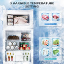 Kismile 3.2 Cu.Ft,Mini Refrigerator with Freezer F5887