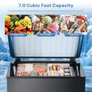 3.5 Cubic Feet Chest Freezer with 2 Removable Baskets D5897H