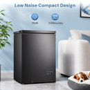 3.5 Cubic Feet Chest Freezer with 2 Removable Baskets D5897H