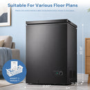 3.5 Cubic Feet Chest Freezer with 2 Removable Baskets D5897H