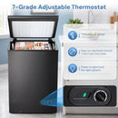 3.5 Cubic Feet Chest Freezer with 2 Removable Baskets D5897H