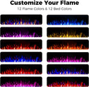 Electric Fireplace Recessed and Wall Mounted,830C3,836C3,842C3,850C3,860C3,868C3