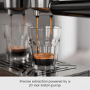 Kismile Espresso Coffee Maker Machine 20 Bar, with Milk Frother Steam Wand CM8032