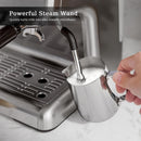 Kismile Espresso Machine, Semi-Automatic Coffee Maker with Bean Grinder and Milk Frother Steam Wand
