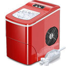 KISMILE Portable Countertop Ice Maker,9 Cubes Ready in 6-8 Minutes,Comact Ice Maker Machine with Scoop and Basket