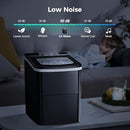 KISMILE Portable Countertop Ice Maker,9 Cubes Ready in 6-8 Minutes,Comact Ice Maker Machine with Scoop and Basket
