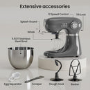 Kismile Stand Mixer, 5.5-Quart Electric Mixer with 12 Speeds CF3715