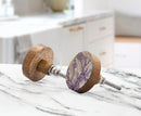 Mascot Hardware Thunder Crack 1-7/10 in. Wooden Round Knob (Pack of 10)