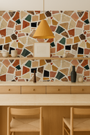 Dolce Terrazzo Wallpaper, white