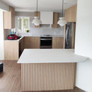White Oak (Grey Felt) Willow Panel
