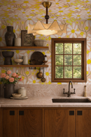 Spring Daze Wallpaper, peach
